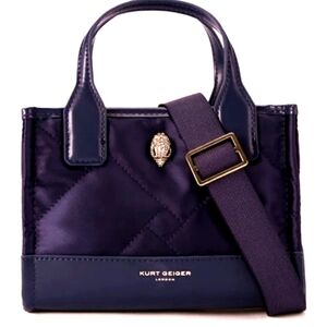 Kurt Geiger Navy mini tote